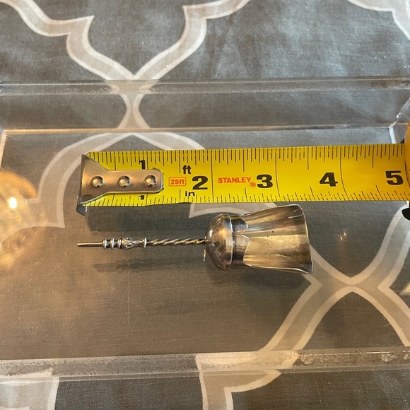 Antique Silver Sugar Shovel - Picture 4 of 7